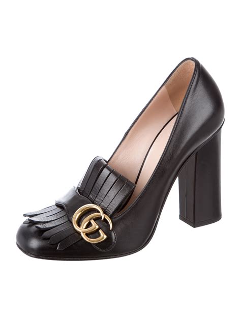 gucci marmont pumps replica|gucci low heel pumps.